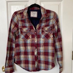 Plaid Medium Abercrombie & Fitch long sleeve